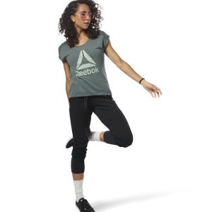 Reebok Workout Ready Supremium 2.0 T Shirt Damen - Grün - DE 206-BSE